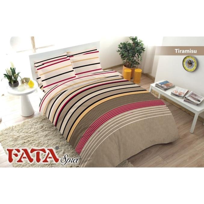 BED COVER SET TERBARU FATA - BEDCOVER SET 180x200 - TIRAMISU - SPREI Termurah