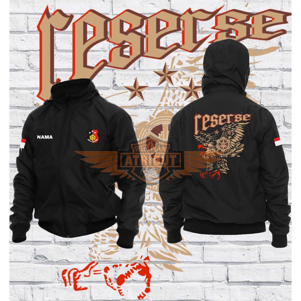 jaket bomber reserse polisi/ jaket bomber reserse/ jaket reserse polri