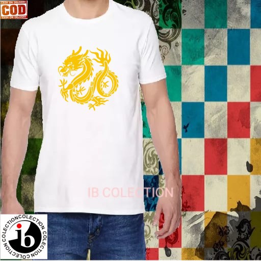 Kaos Distro T-Shirt Kaos Logo Naga