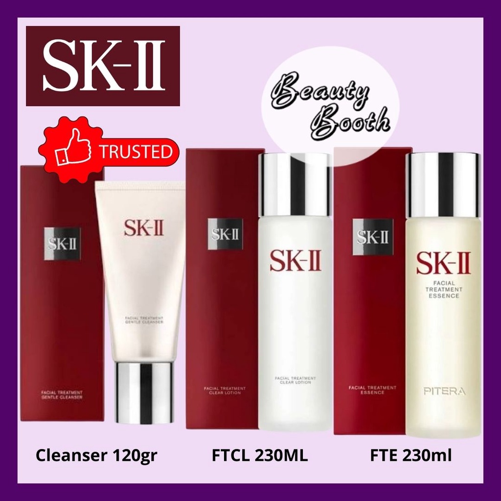 SALE!! SKII- SK-II SK2 FTE 230ML FTCL 230ML CLEANSER 120GR Paket Basic FULL SIZE