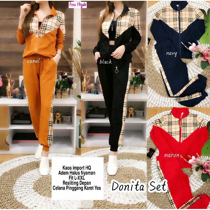 donita set setelan wanita import