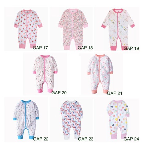 (Kiddiwear) GAP17-24 Jumper Bayi Panjang 3bulan - 2tahun / Romper Bayi