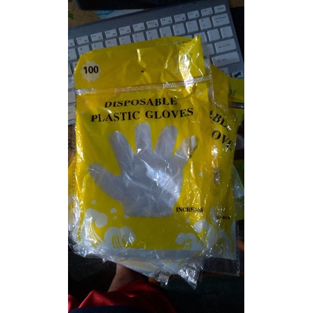 SARUNG TANGAN PLASTIK ISI 100pcs