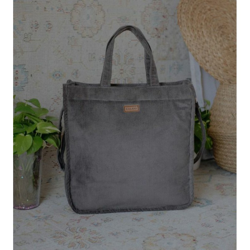 Kalani bags sloane corduroy grey series / Tas Kalani