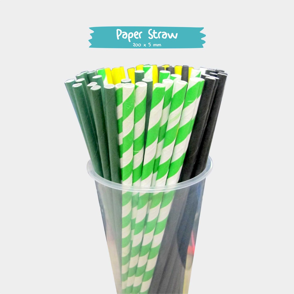 

PAPER STRAW 6MM X 20CM ( ISI 500PCS )