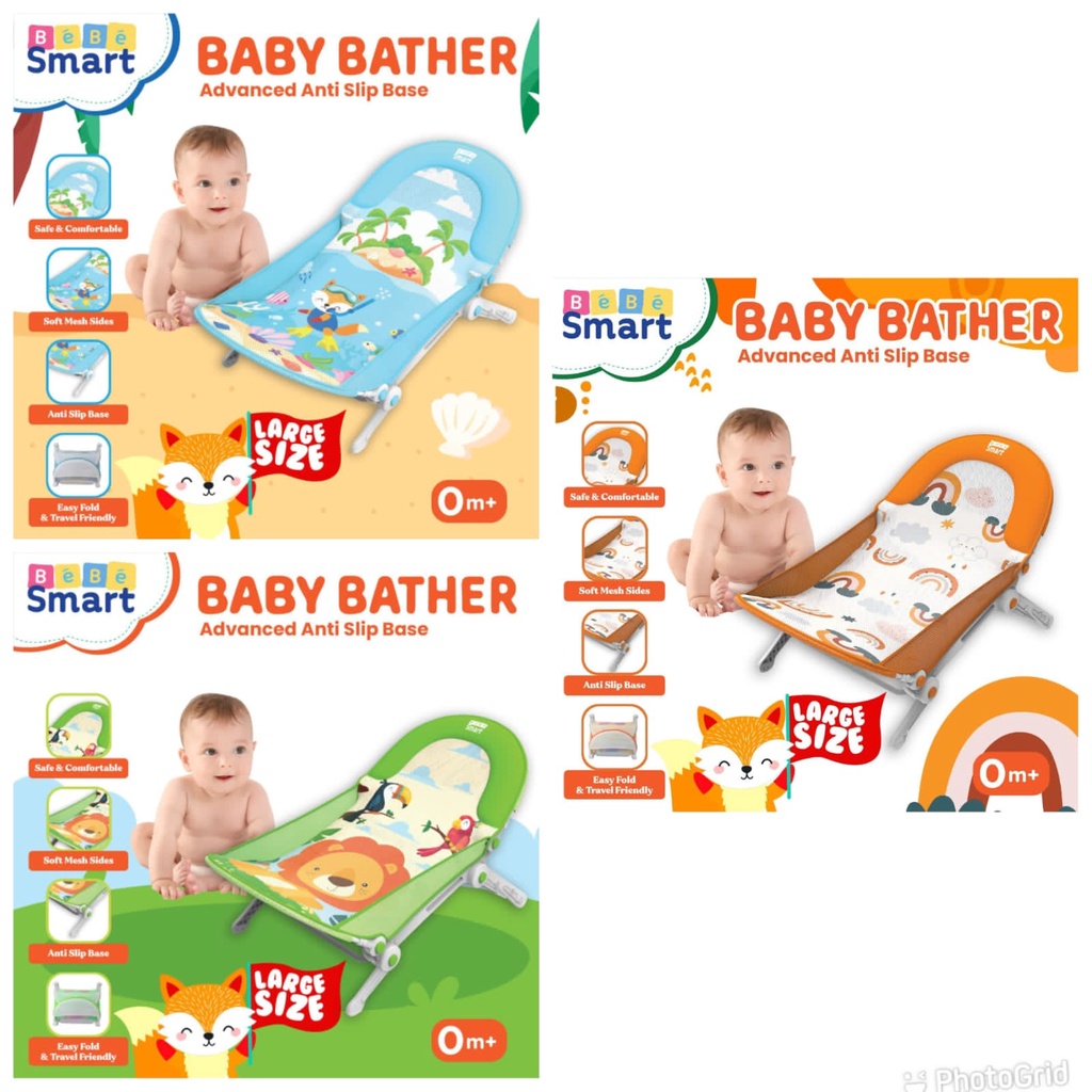 Baby Bather Kursi Mandi Bayi - Bebe Smart - Advanced Anti Slip