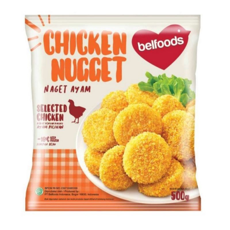 

Chicken Nugget Belfoods Coin 500 gr / Nugget Ayam Belfoods Koin 500gr