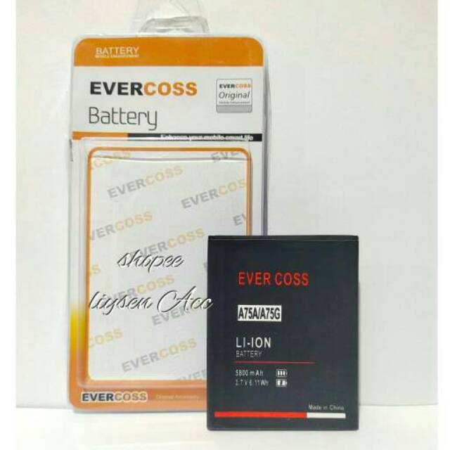 Baterai EVERCOSS A75A.original...