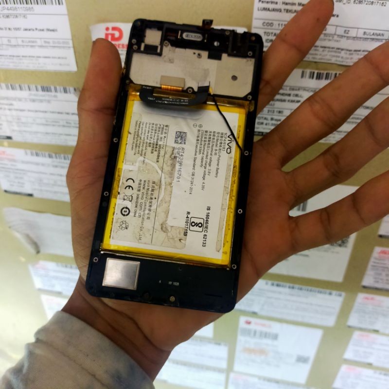 LCD & TOUCHSCREEN VIVO Y51L ORIGINAL COPOTAN NORMAL. BONUS FRAME&BATRE