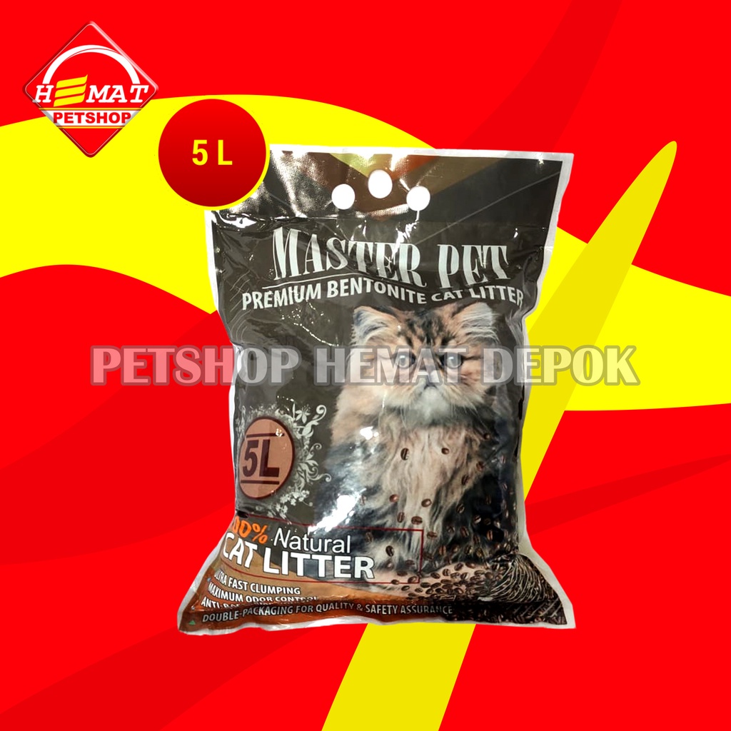 [GOSEND] Pasir Kucing wangi Gumpal Clumping Master 5 Litter