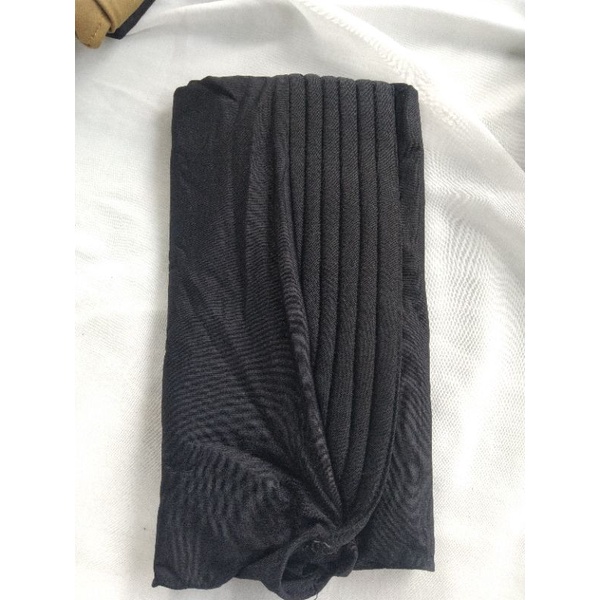 Jilbab Sport / Hijab Instan Sporty Jilbab Volly Azky Bergo Sport-Hitam