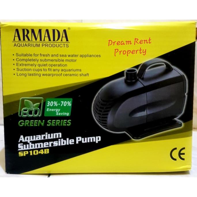 Mesin Pompa Aquarium Filter Akuarium Kolam ARMADA SP-104B 104