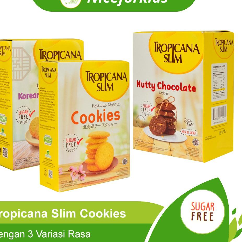 

[KODE PRODUK KTS0O8895] Tropicana Slim Cookies / Diabetasol Wafer Cemilan Sehat Tanpa Gula Untuk Diet & Penderita Diabetes