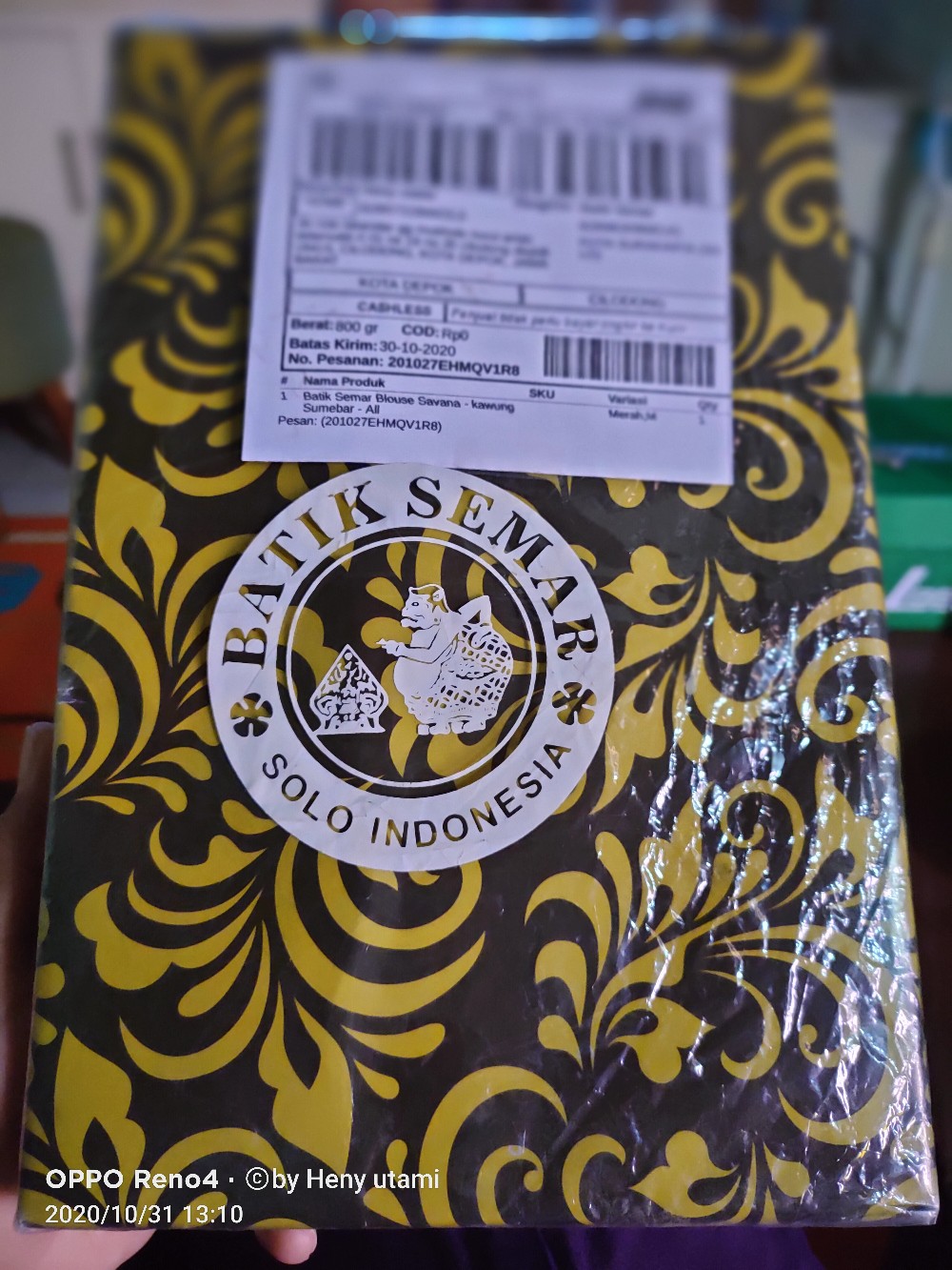 Batik Semar Blouse Savana - Kawung Sumebar - All