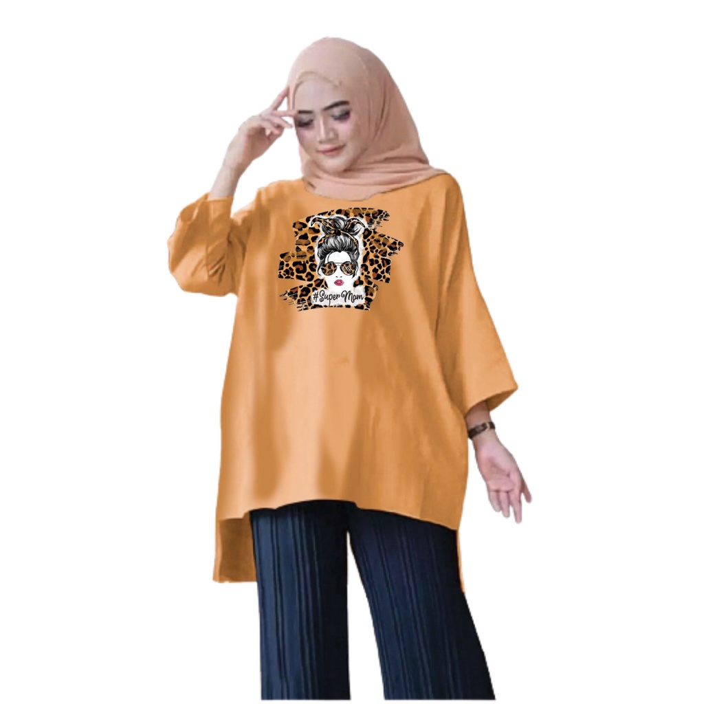 Tunik Jumbo Super Mom 02/ Atasan Wanita XXL