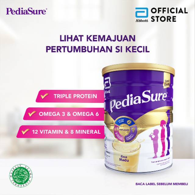 PEDIASURE MADU VANILA COKLAT 850Gr/ 400Gr