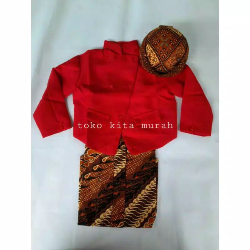 Baju Beskap anak laki laki / Baju Tedak Siten / Beskap Bayi laki laki