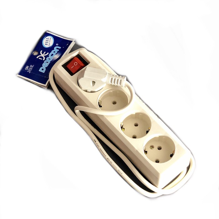 Kabel Roll Stop Kontak 4 Lubang Panjang 1.5M Stop Kontak + Kabel