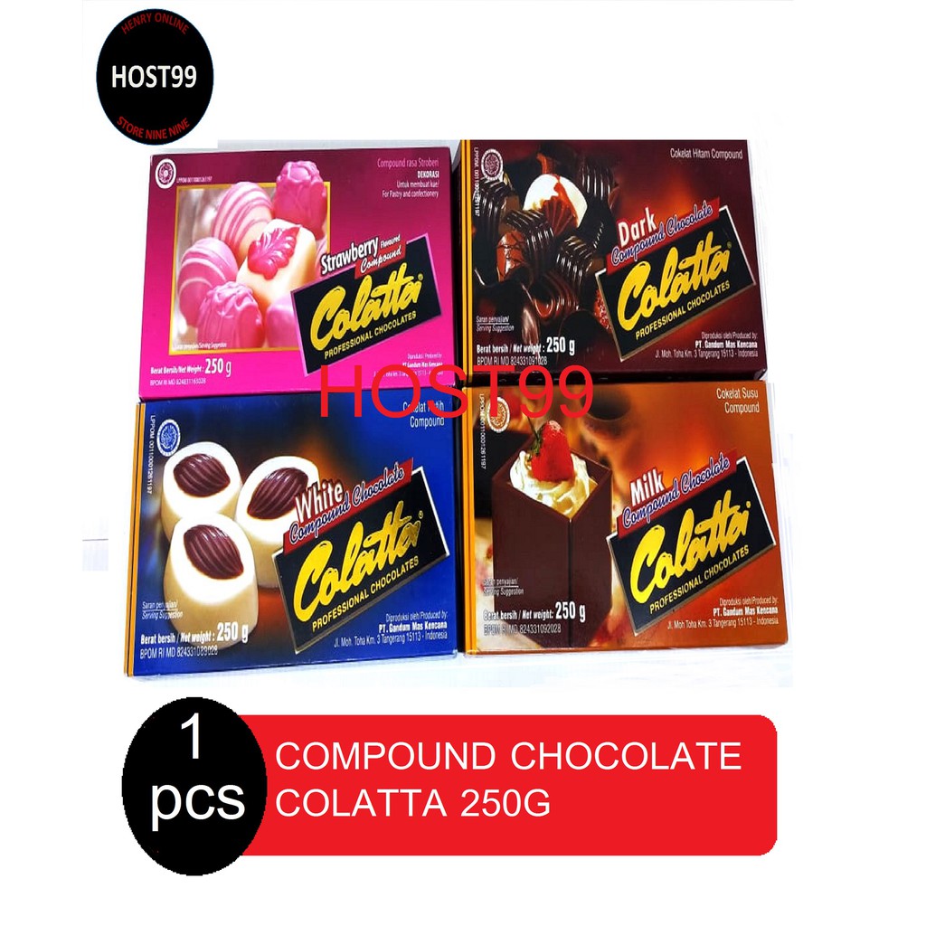 

COKLAT BATANG COMPOUND CHOCOLATE COLATTA 250GR