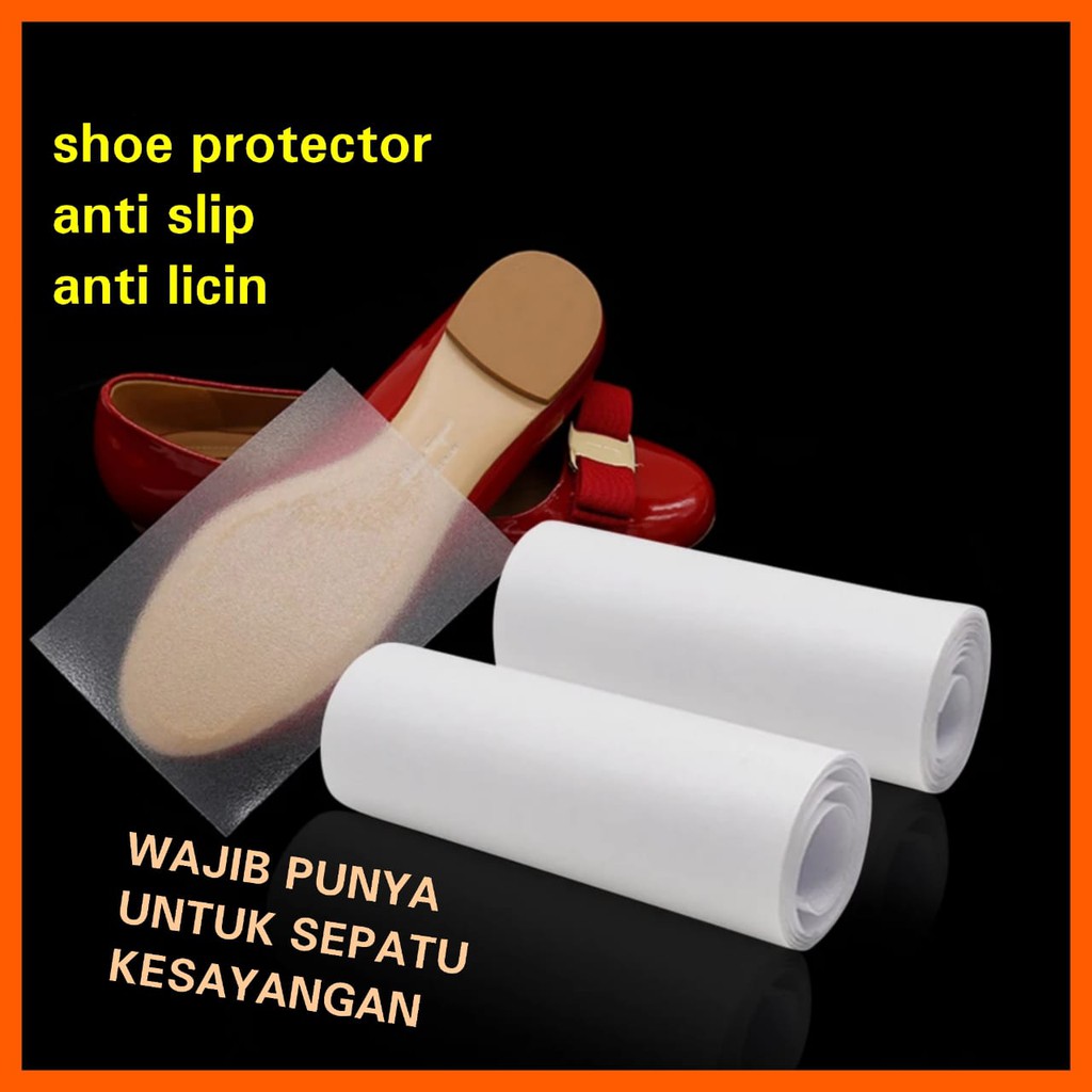 HARD GLAZE SHOE PROTECTOR ANTI SLIP ANTI LICIN INSOLE SEPATU WANITA PELINDUNG SEPATU