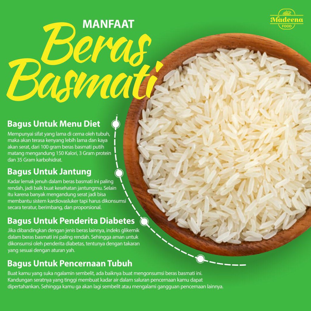 Beras Basmati Rice Syifa Habbasyifa 5kg Beras Basmati Syifa 5kg 100 Organic Shopee Indonesia