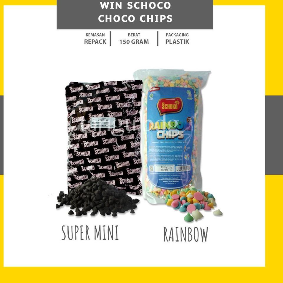 

2.2 MALL RAINBOW CHOCOCHIPS SCHOKO 150GR - COKLAT CHIP WARNA CHOCO CHIPS RAINBOW CHIPS - COKLAT KERU