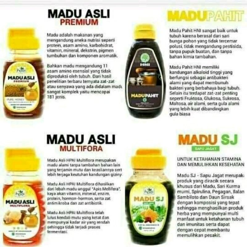 

Madu Murni Multifora murah Asli 100% 1 KG