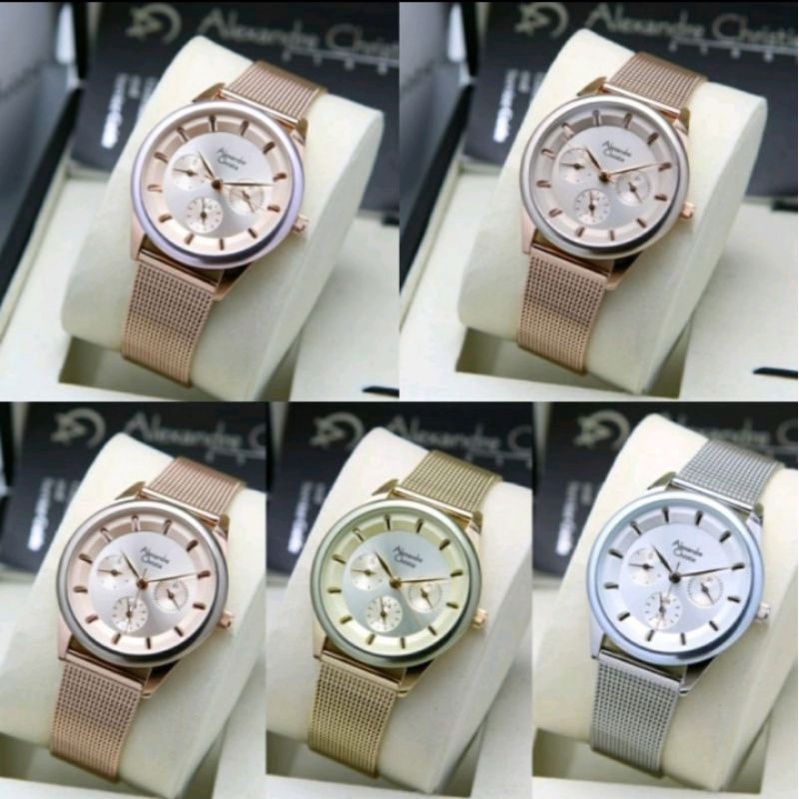 Original Alexandre christie jam tangan wanita ac2936/ ac 2936