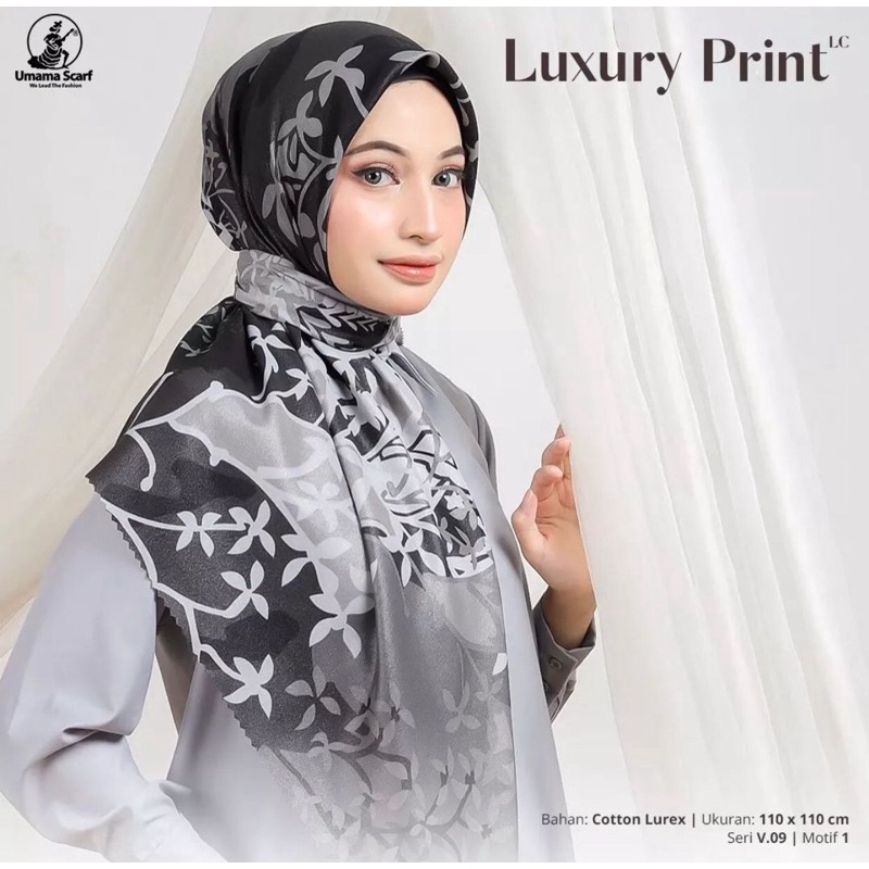 LUXURY PRINT LC UMAMA SCARF GLAMOUR MOTIF