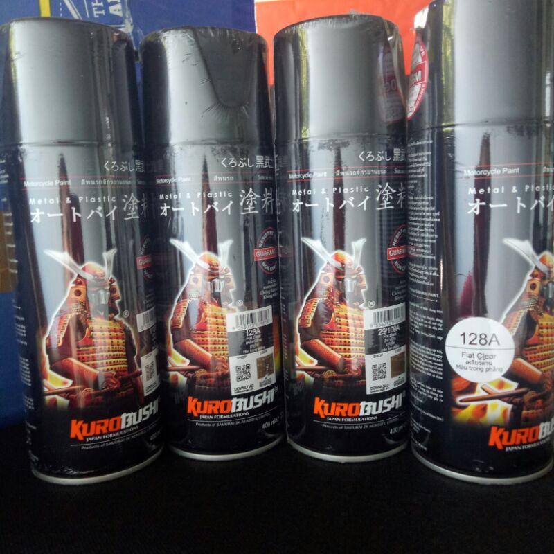 Promo Pilok Pilox Samurai Clear 128 Flat Clear 128A Cat Semprot Samurai Pernis Bening Paint Clear