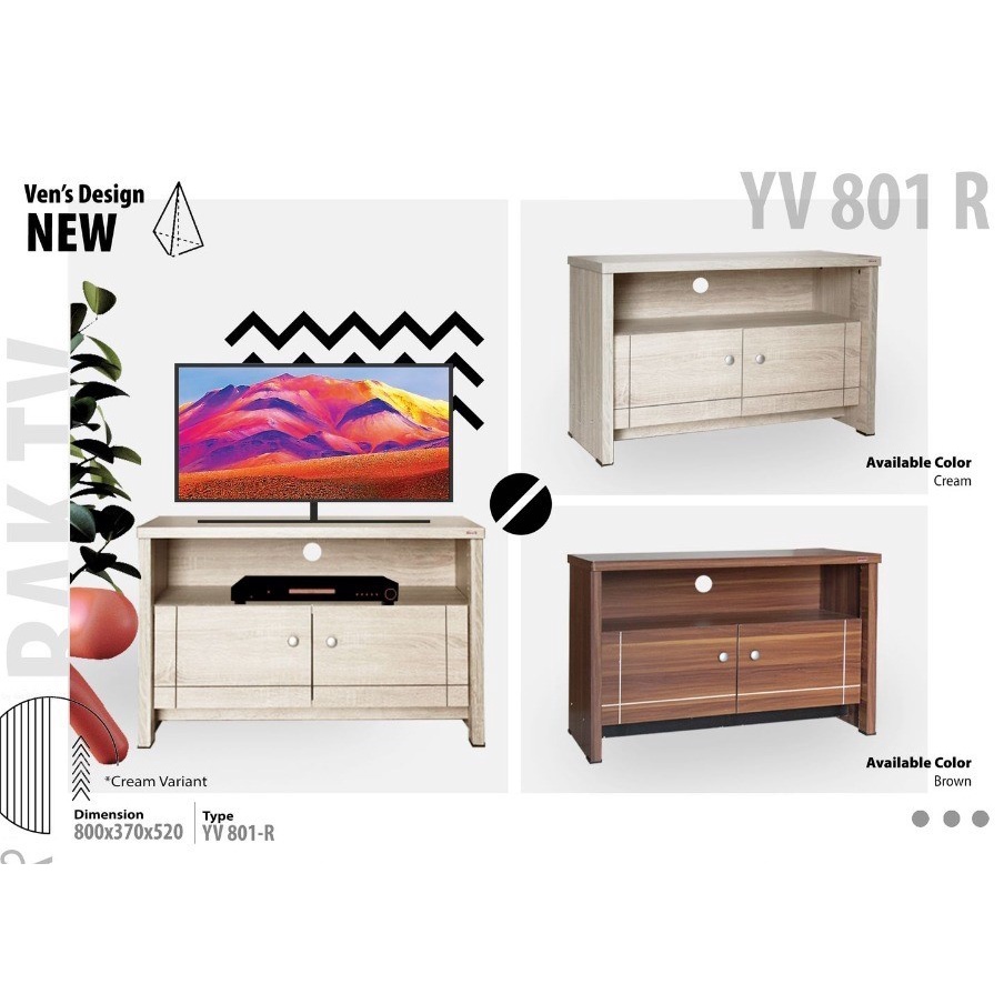 RAK TV MINIMALIS MEJA TV MODERN MEJA TV MURAH MODEL TERBARU RAK TV 801R RAK TV 32 INCI