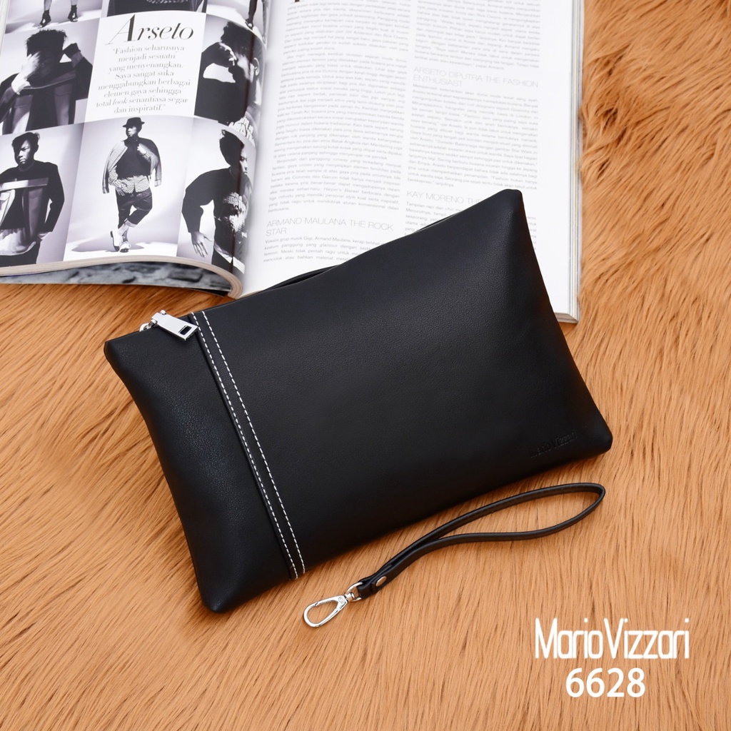 Tas Clutch Pria Kulit Mario Vizzari Idris (6628)