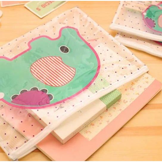 

✧Terlaris✧ File folder document A4 Karakter / Map Dokumen A4 motif Karakter dengan resleting ✴