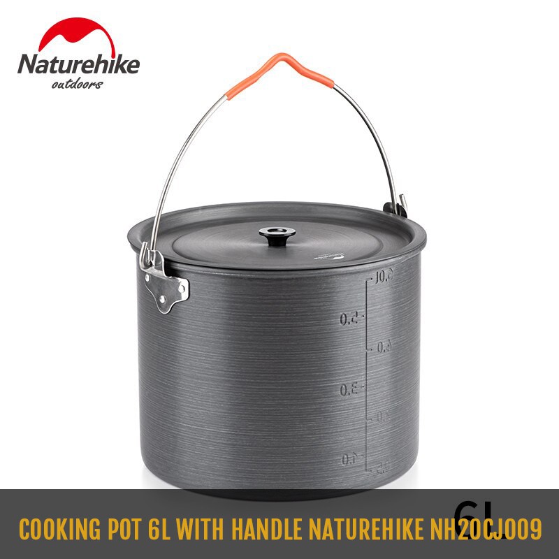 COOKING POT 6L WITH HANDLE NATUREHIKE NH20CJ009
