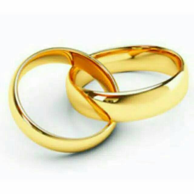 Cincin Titanium Polos Warna Emas cincinpg
