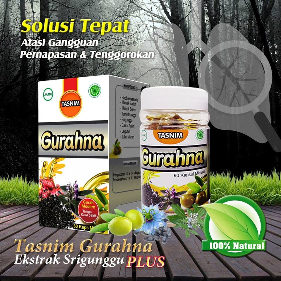 [ORIGINAL] Herbal Kapsul Gurah Kapsul Gurahna Herbal Gurah Alami Tanpa Rasa Sakit