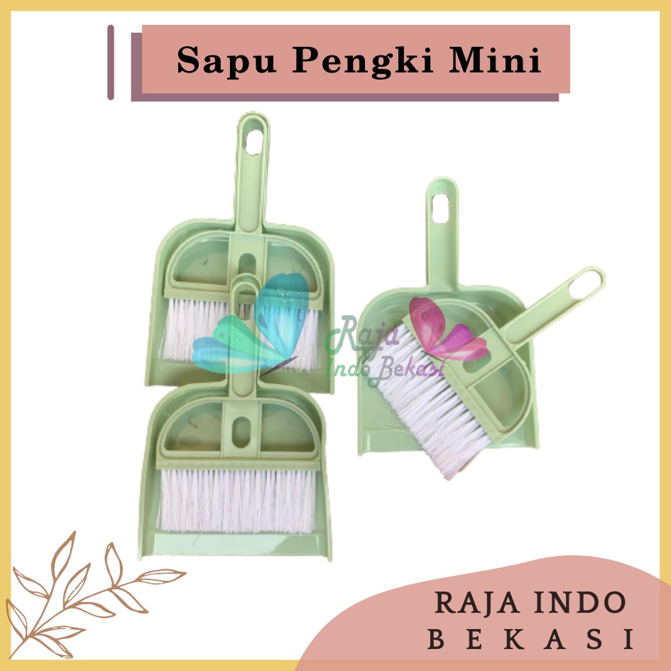 Sapu Pengki Set Mini Multifungsi Serok Cikrak Sapu Mini Plus Dustpan Pengki Serbaguna Kecil Pembersih Debu Karpet Mobil/Sapu Meja Laptop Keybord Perabot Rumah