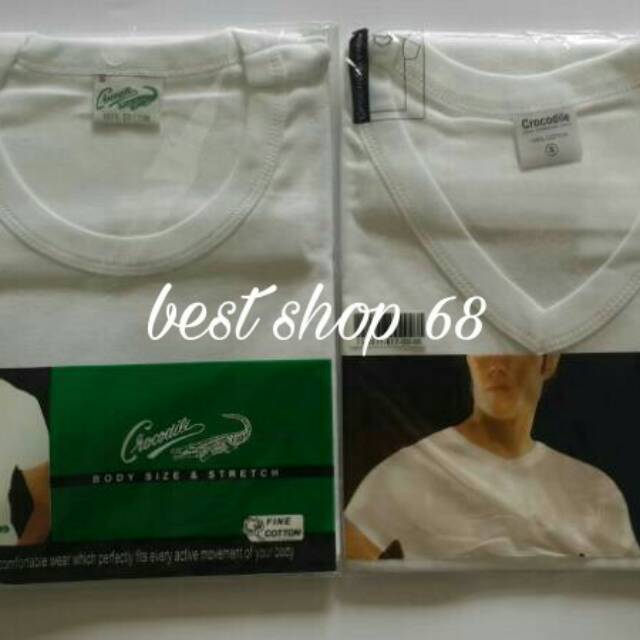 Kaos Oblong Pria Crocodile