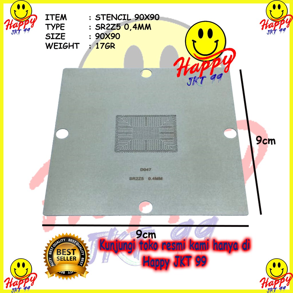 [ HAPPY JKT 99 ] STENCIL 90X90 N4200 SR2Z5 N3350 SR2Z7 SR2YB N3450 SR2Z6 N4200 J3355