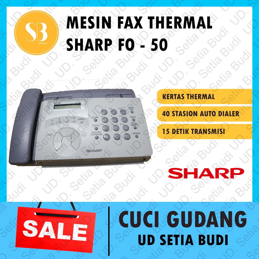 Mesin Fax Kertas Thermal Sharp FO-50