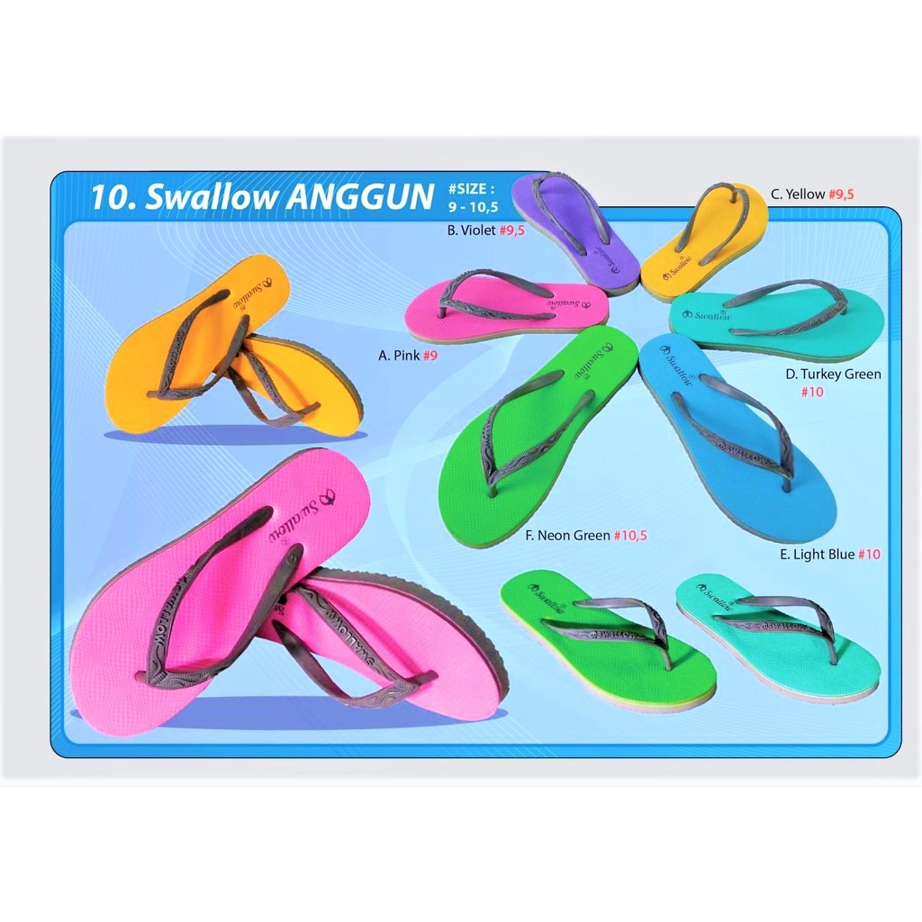 SANDAL JEPIT SWALLOW ANGGUN ORIGINAL - SANDAL JEPIT WANITA