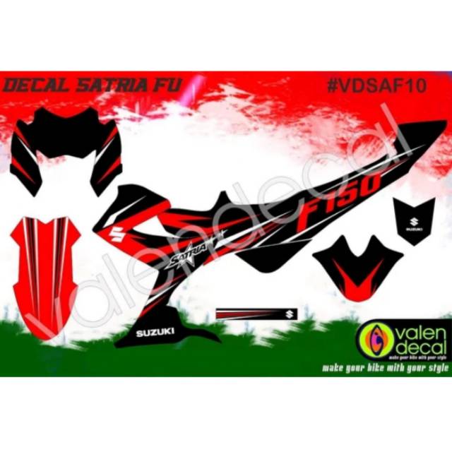 Sticker Striping Decal Satria Fu Full Body Bisa Request Custom Shopee Indonesia