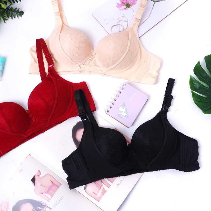 ✭ BEE - Bra Cup Besar/ Bra Jumbo / Bra Ibu Ibu / Bra Tanpa Kawat G144 ✈