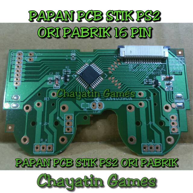 PAPAN PCB STIK PS2 ORI PABRIK MODEL BARU 16 PIN ( ELITE - TEKKEN - TKT DAN LAINNYA )