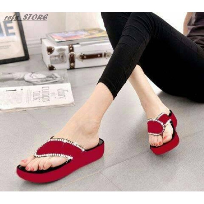 sandal jepit tali wanita remaja sendal cewe casual kekinian 2021 fashion cewek style korea murah