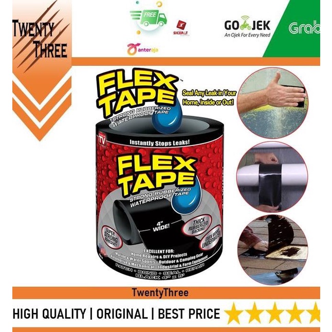 

Ready Flex Tape Lakban Isolasi Super Kuat Anti Bocor Waterproof Magic Tape Berkualitas
