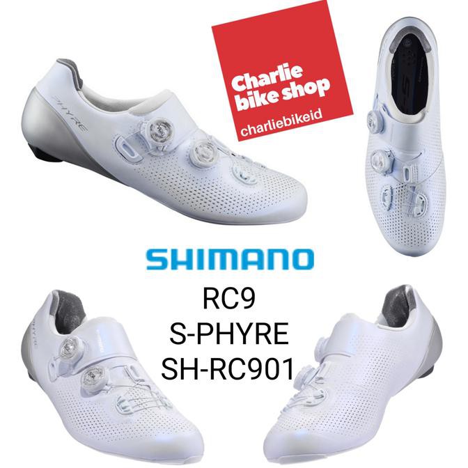 Sepatu Cleat Roadbike Shimano S-Phyre Sphyre Rc9 Sh-Rc901 White Putih