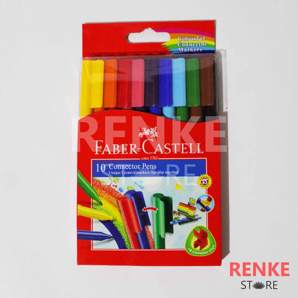

Connector Pen Faber Castell 10 - Spidol Warna
