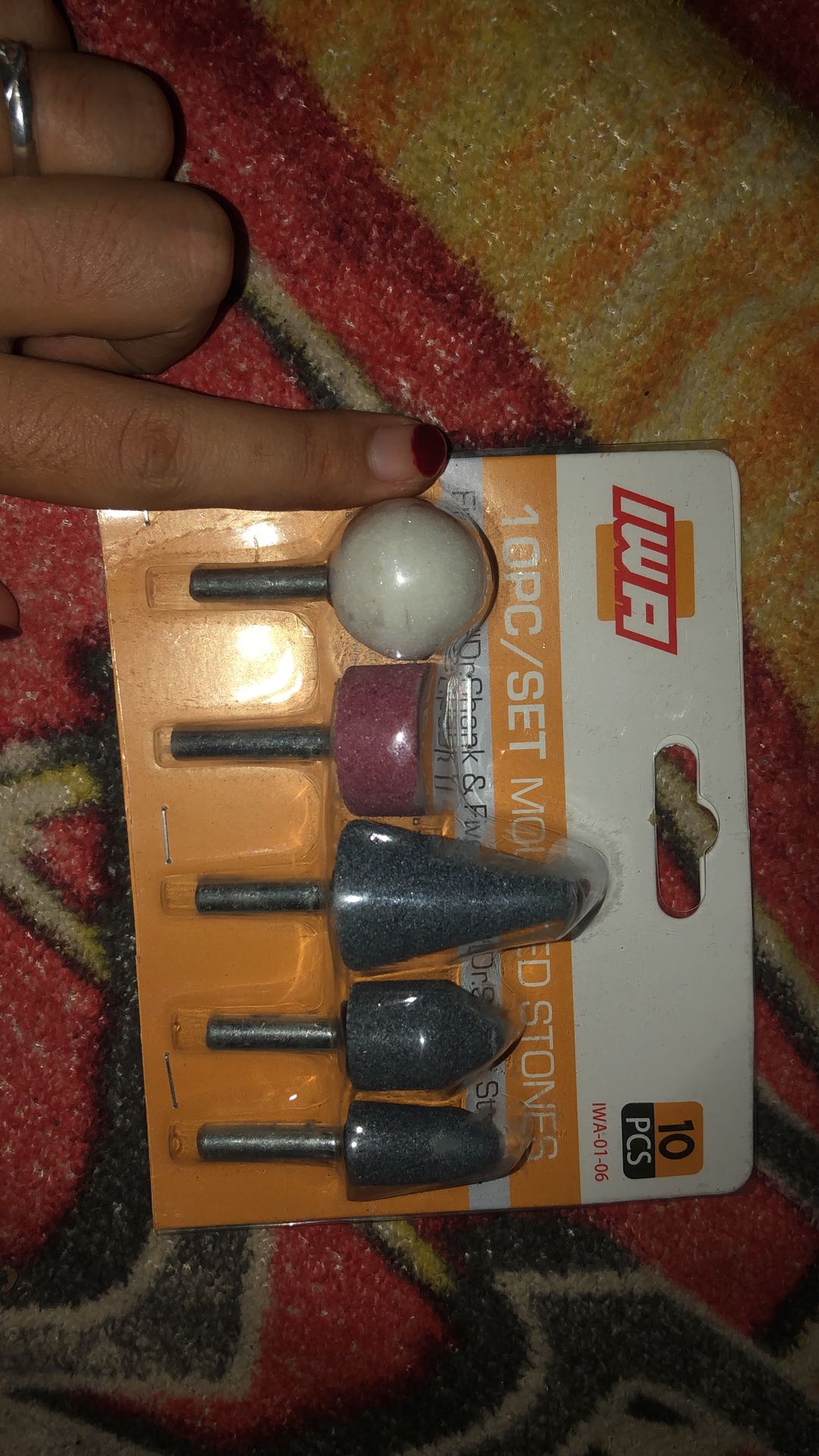 5pcs Mounted Grinding Stone Set / Mata Grinda Batu Mini Grinder Seller