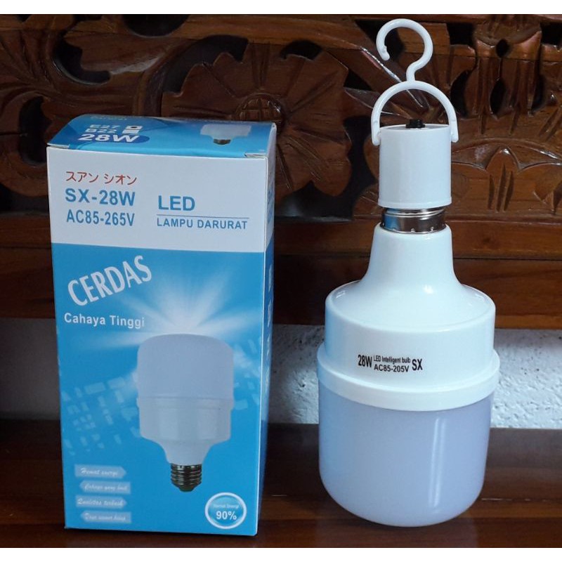 Lampu emergency majic nyala sendiri